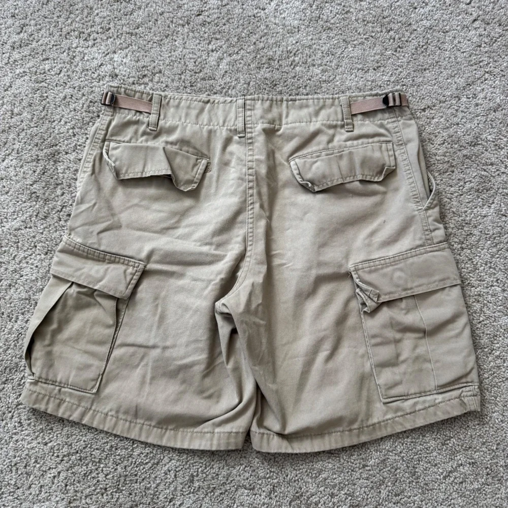 TRU-SPEC Cargo Shorts Medium khaki Tactical Utility Pockets Military Hiking